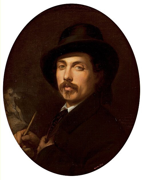 El escultor Pedro Collado de Tejada, 1858, Vicente Palmaroli