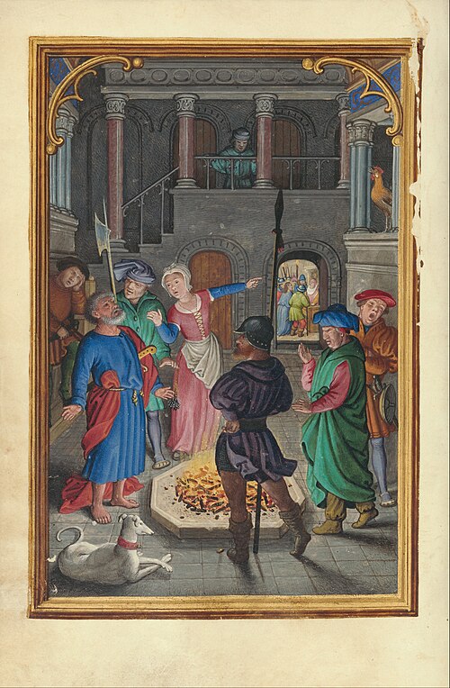 Peter's Denial, 1527, Simon Bening