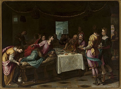 Christ at the house of Simon, , Lodovico Cigoli