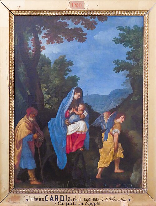 Fuite en Égypte, 1650, Lodovico Cigoli