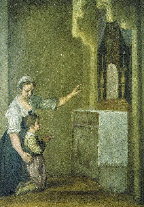 Ex voto alla Madonna, , Lodovico Cigoli