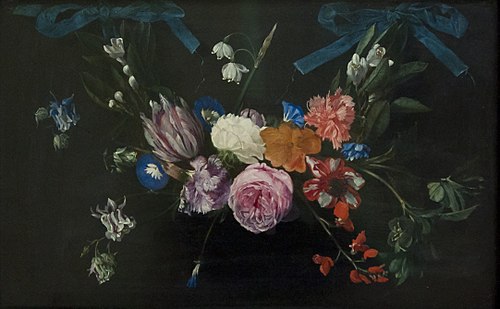 Flower garland, 1650, Daniel Seghers