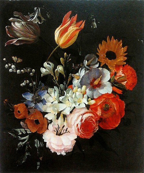 Le bouquet de fleurs., 1650, Daniel Seghers