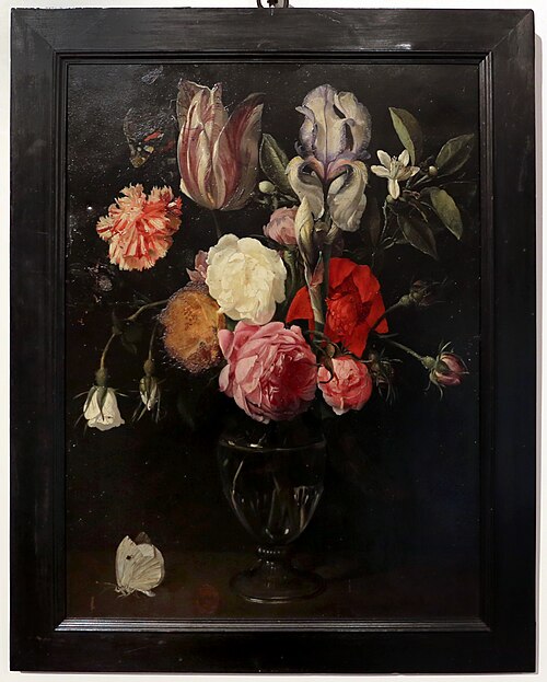 Flower bouquet in a vase, , Daniel Seghers
