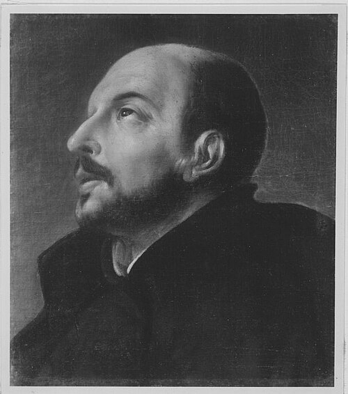 Bust portrait of Ignatius of Loyola, 1625, Daniel Seghers