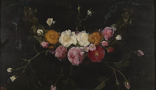 Garland of Roses, 1601, Daniel Seghers