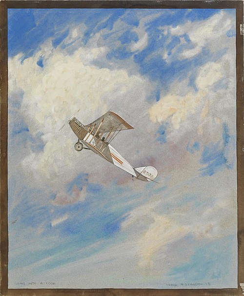 Going into a Loop, 1918, Franz Johnston