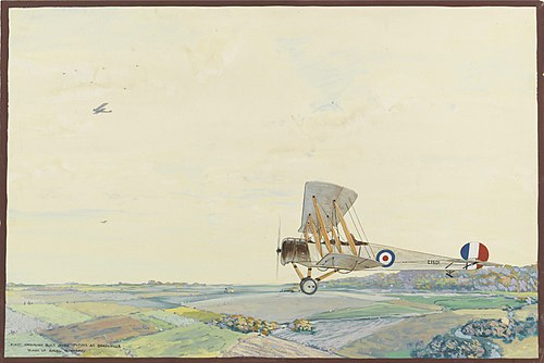 First Canadian Built Avro Flying at Beamsville, 1918, Franz Johnston
