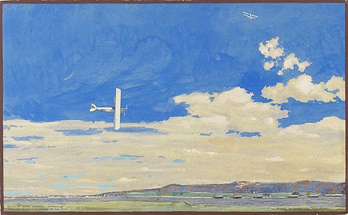 School of Aerial Gunnery, 1918, Franz Johnston
