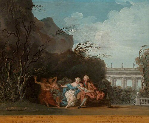 Allegory of the Exile of the duc de Choiseul, 1770, Anicet Charles Gabriel Lemonni