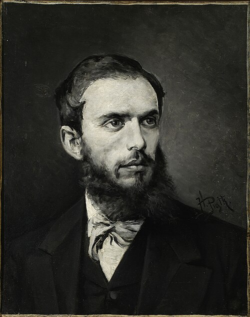 Portrait of Maksymilian Gierymski, 1895, Henryk Piatkowski
