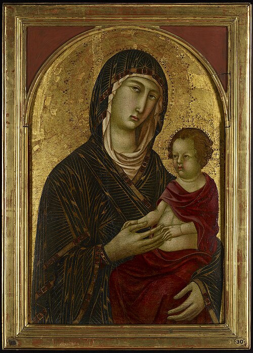 Vierge à l'Enfant, 1310, Segna di Bonaventura