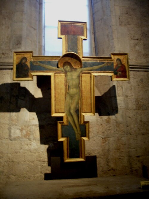 Crucifix peint, 1300, Segna di Bonaventura