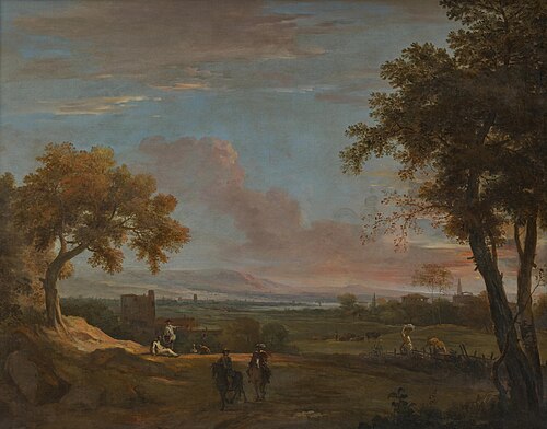 Südliche Landschaft im Abendlicht, 1712, Marco Ricci