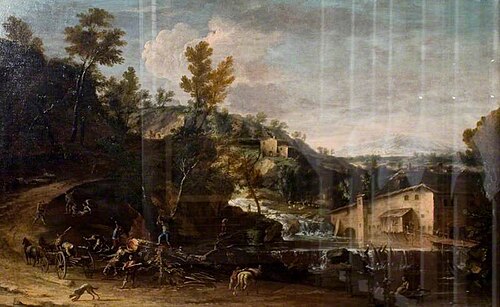 Landscape with Woodcutters, , Marco Ricci