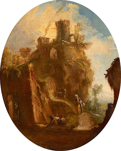 Capriccio Landscape, 1712, Marco Ricci