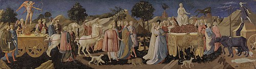 The Triumphs of Love, Chastity and Death, 1450, Francesco di Stefano