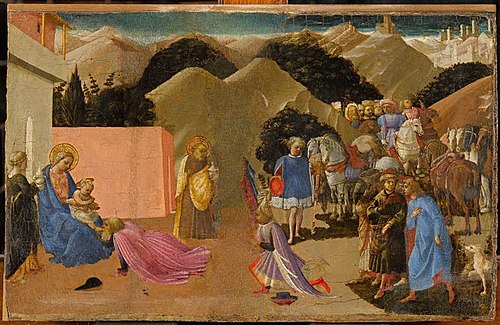 Adoration des mages, 1450, Francesco di Stefano