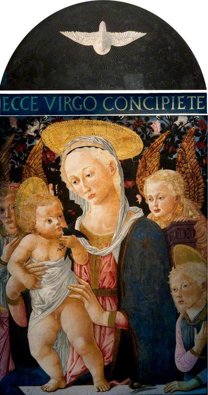 Virgin and Child with Angels, 1459, Francesco di Stefano