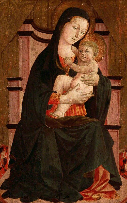 Madonna and Child Enthroned, , Francesco di Stefano