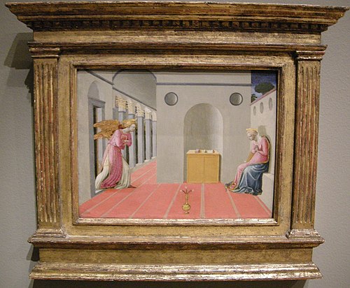 L'Annonciation, 1445, Francesco di Stefano