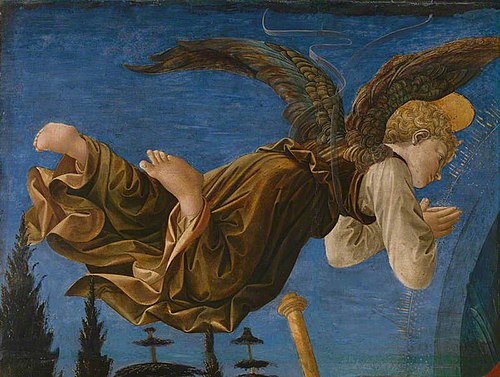 Angel (Left Hand), 1457, Francesco di Stefano