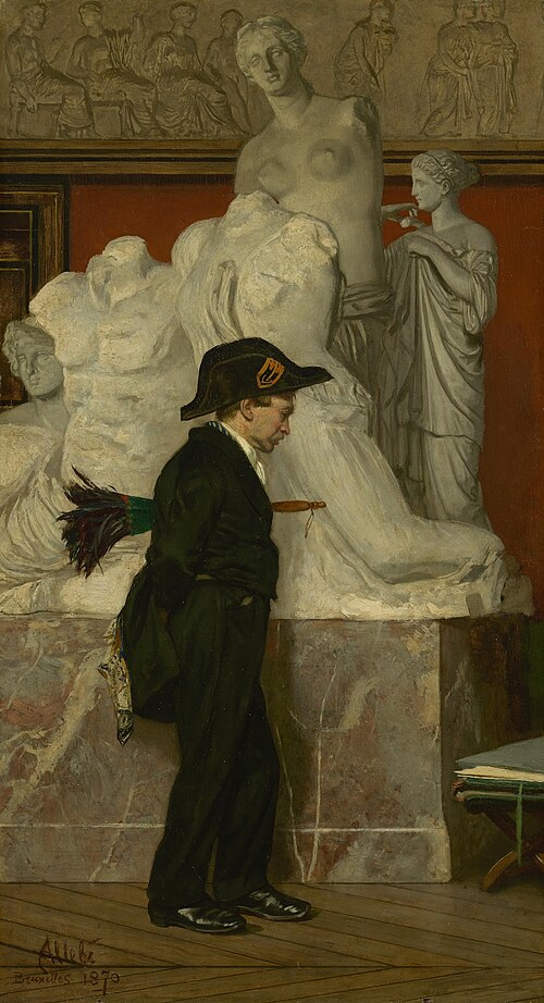 An old friend, 1870, August Allebé