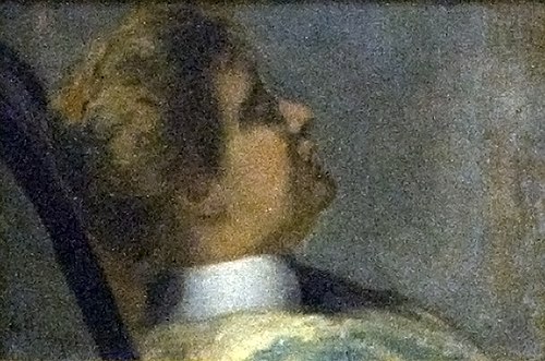 Dameskop in profiel naar rechts, 1907, August Allebé