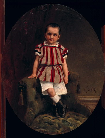 Portrait of C.A.J.C. Spillenaer (1863-1869), 1870, August Allebé