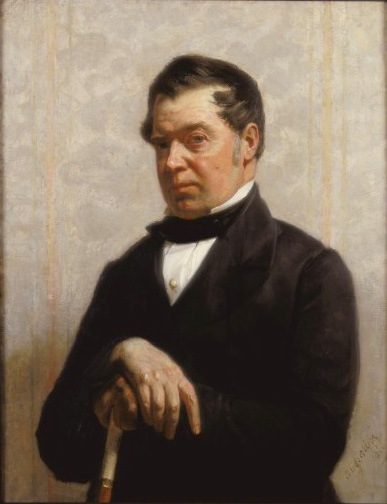 Dr. G.A.N. Allebé (1810-1892), 1858, August Allebé