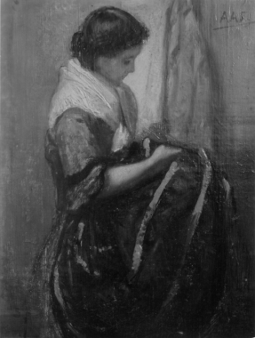 Seamstress, 1859, August Allebé