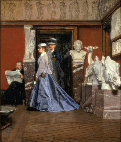 Museum Visit, 1870, August Allebé