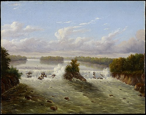 The Falls of St. Anthony, 1848, Seth Eastman