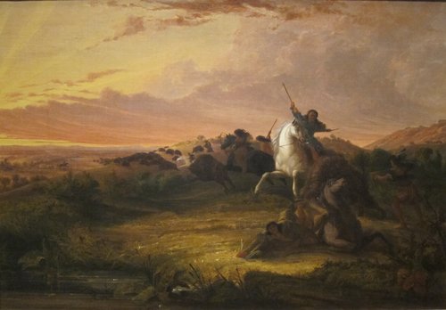 Buffalo Hunt, 1848, Seth Eastman