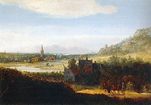 Landscape with armed Men, 1630, Hercules Seghers