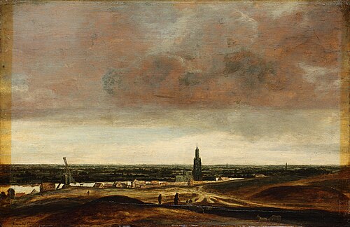 View of Rhenen, 1630, Hercules Seghers