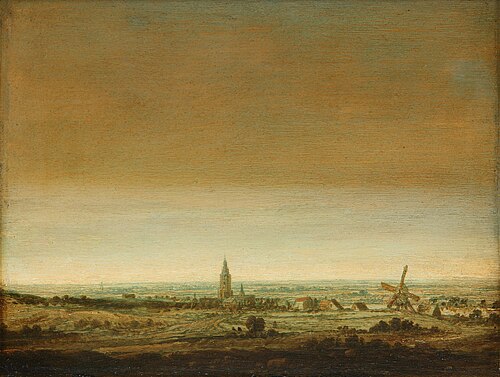 Landscape with City on a River, 1629, Hercules Seghers