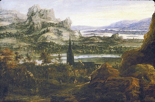 River Landscape, 1649, Hercules Seghers