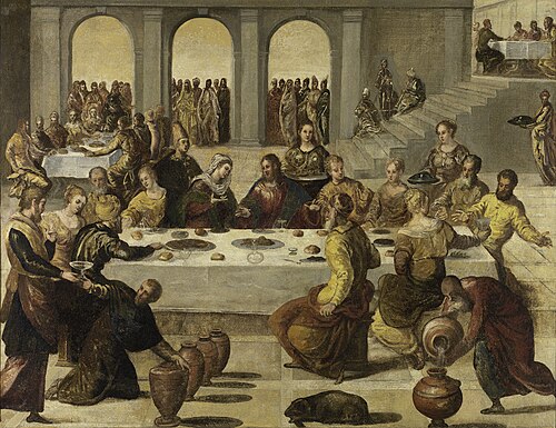 The Wedding Feast at Cana, 1545, Jacopo Tintoretto