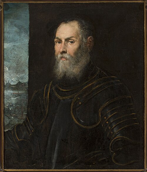 Portrait of a Venetian admiral, , Jacopo Tintoretto