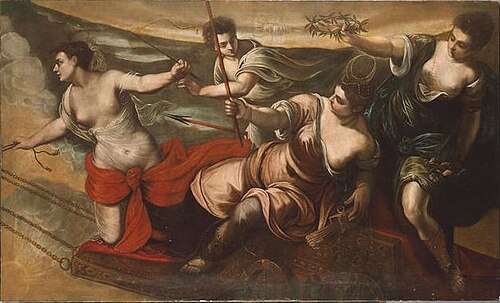 Luna mit den Horen, 1581, Jacopo Tintoretto