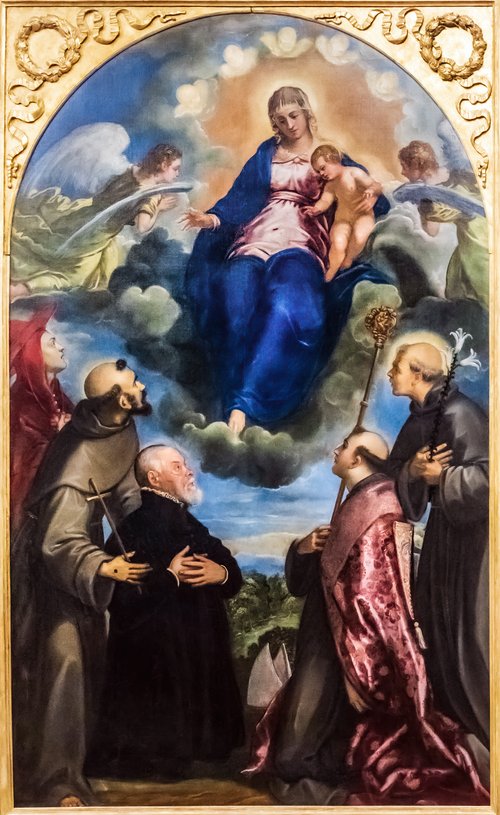 Vierge dans la gloire, 1572, Jacopo Tintoretto