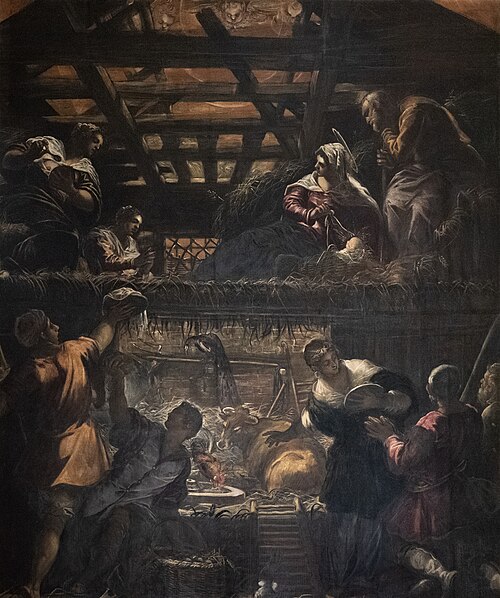 L’Adoration des bergers, 1579, Le Tintoret