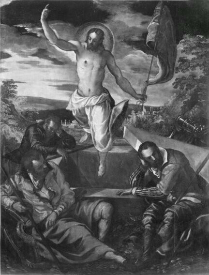 resurrection, 1543, Jacopo Tintoretto