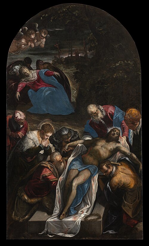 Entombment, 1590, Jacopo Tintoretto