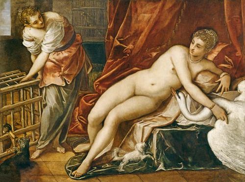 Leda and the Swan, 1550, Jacopo Tintoretto
