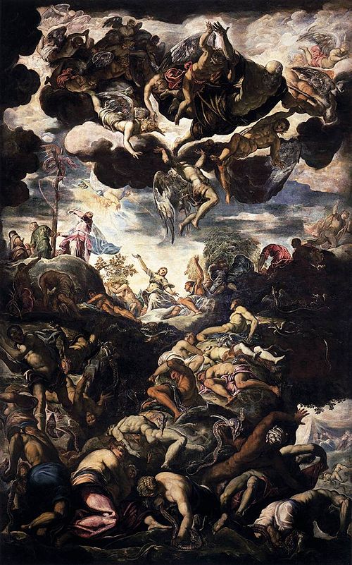Le Serpent d'airain, 1575, Le Tintoret