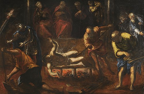 The Martyrdom of Saint Lawrence, 1570, Jacopo Tintoretto