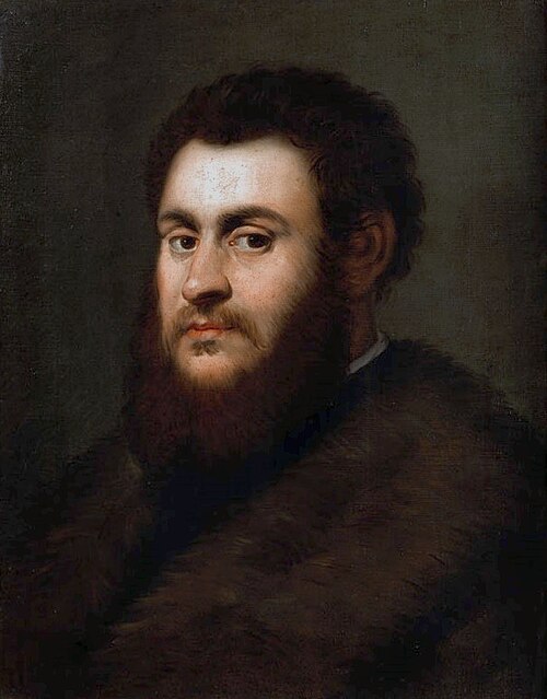 Portrait of king Sigismund II Augustus in a fur trimmed coat, 1550, Jacopo Tintoretto