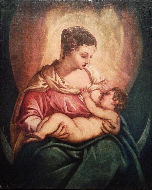 Madonna allattante, , Le Tintoret